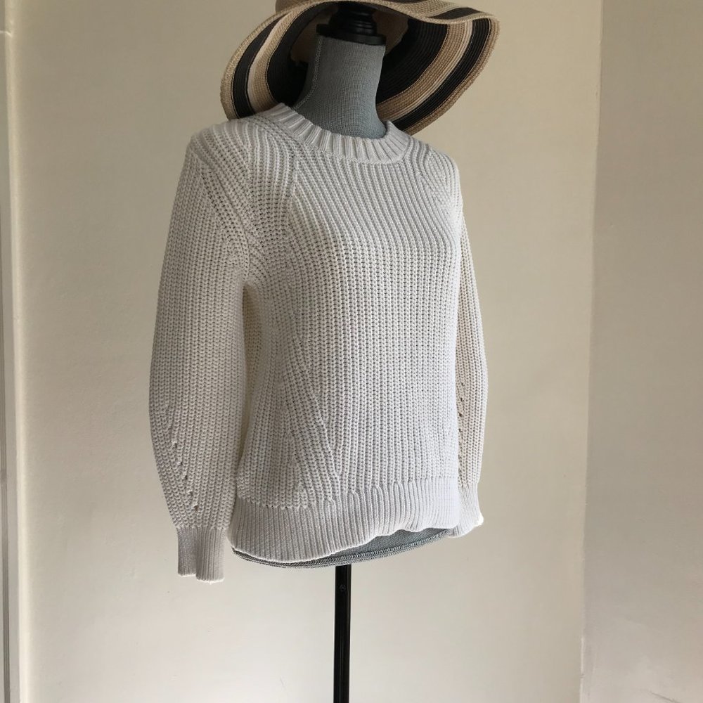 Everlane The Texture Cotton Crew Sweater XS